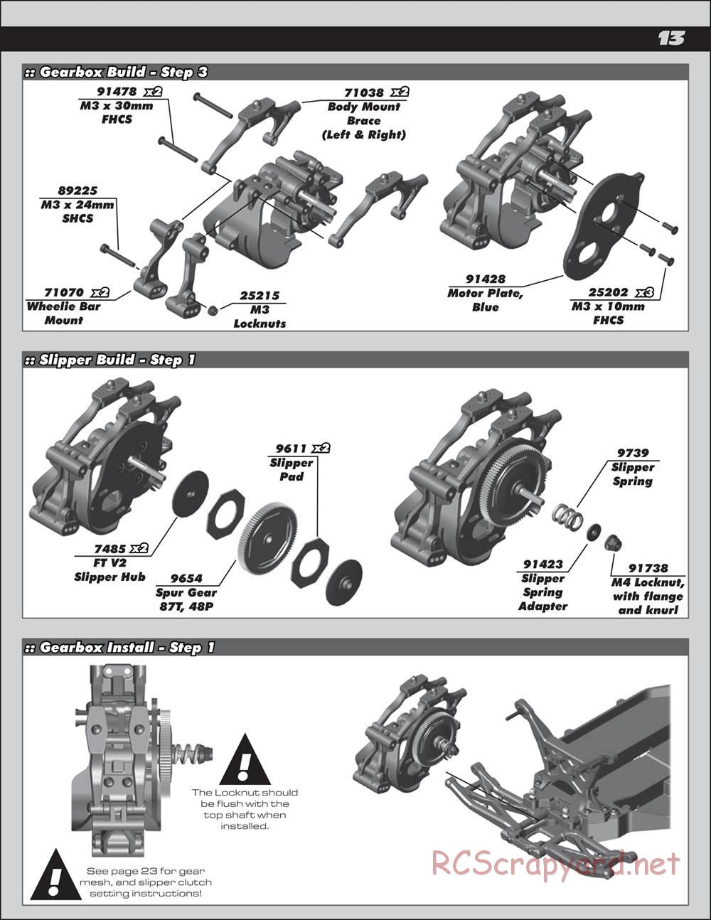 Team Associated - DR10 Drag Race Car - Manual - Page 13